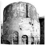 Roman tower at Babylon fort, Old Cairo.