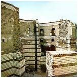 Roman remains at Babylon Fort, Old Cairo.
